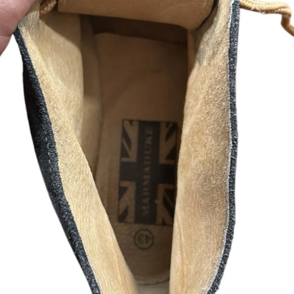 Ben Sherman navy blue suede chukka desert boots sz 43